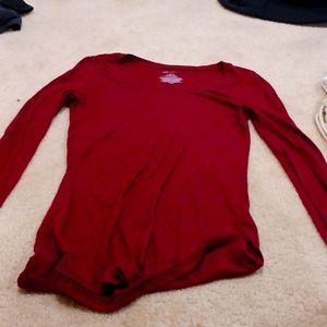 Red women's top